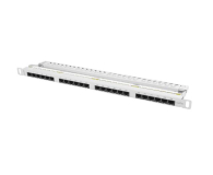 LANBERG Patch Panel 24 Port 0.5U Kat.6 szary PPU6-0024-S - 457363 - zdjęcie 4